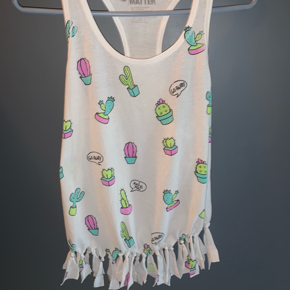 Tie tank top